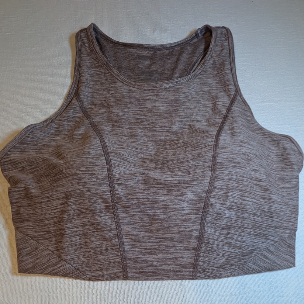 All in Motion Brown Crop Top